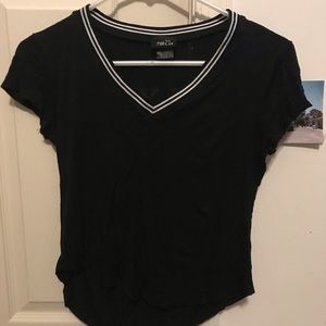 Rue 21 Small black tee NWOT